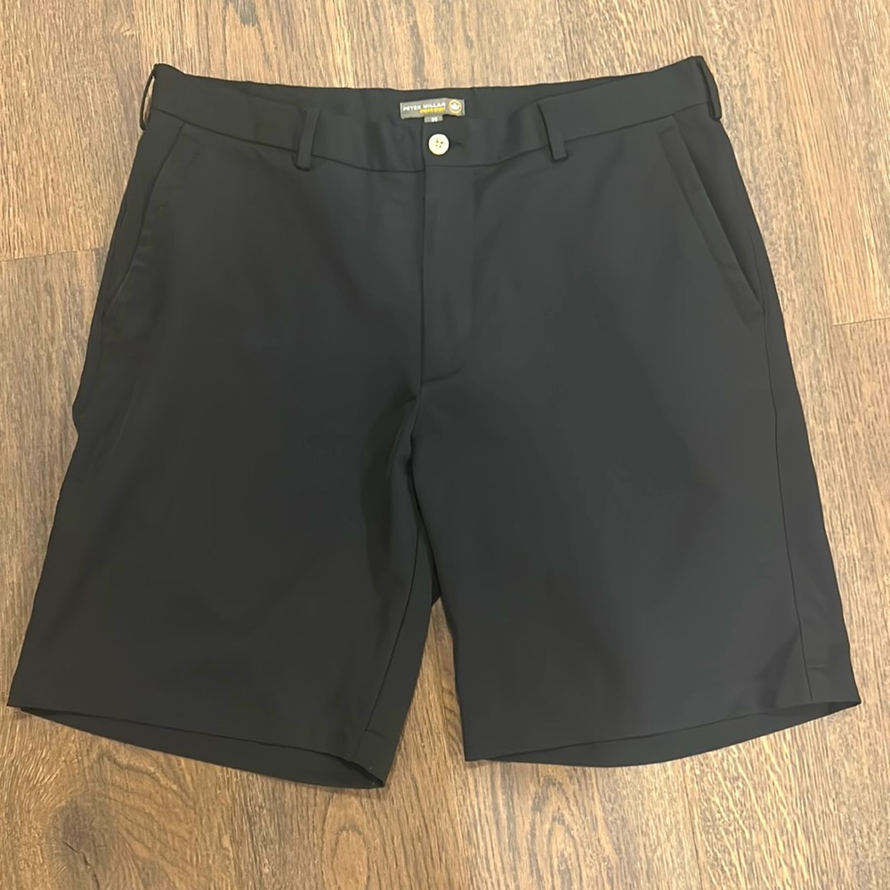 Peter Millar men’s black shorts. Size 35 like new